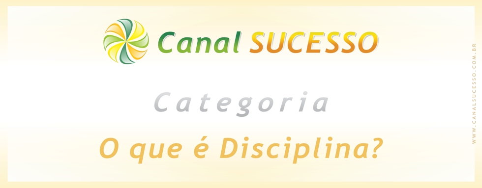 O que é Disciplina?