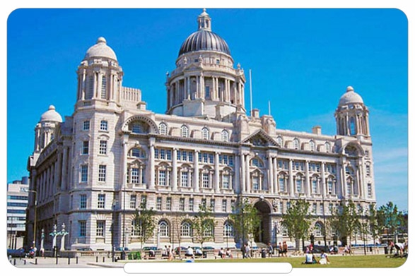 Inglaterra - Prédio do Porto de Liverpool